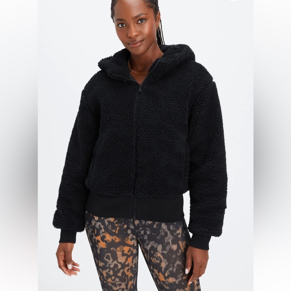 Sherpa Bomber Jacket - Black